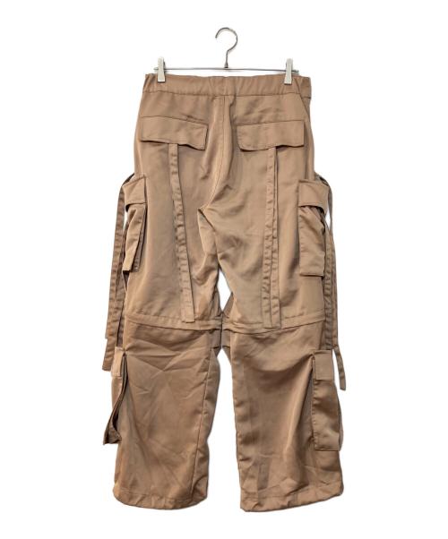 TAAKK（ターク）TAAKK (ターク) SATIN CARGO TROUSERS ベージュ サイズ:2の古着・服飾アイテム