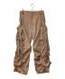 TAAKK（ターク）の古着「SATIN CARGO TROUSERS」｜ベージュ