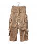 TAAKK (ターク) SATIN CARGO TROUSERS ベージュ サイズ:2：10000円