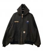 CarHarttカーハート）の古着「企業ロゴ アクティブジャケット」｜ブラック