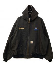 CarHartt（カーハート）の古着「企業ロゴ アクティブジャケット」｜ブラック