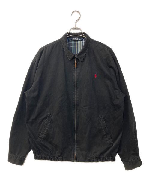 POLO RALPH LAUREN（ポロ・ラルフローレン）POLO RALPH LAUREN (ポロ・ラルフローレン) スイングトップ ブラック サイズ:Lの古着・服飾アイテム
