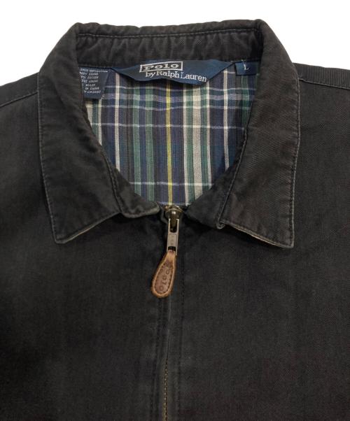 POLO RALPH LAUREN（ポロ・ラルフローレン）POLO RALPH LAUREN (ポロ・ラルフローレン) スイングトップ ブラック サイズ:Lの古着・服飾アイテム