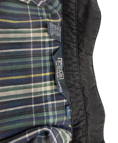 POLO RALPH LAUREN（ポロ・ラルフローレン）POLO RALPH LAUREN (ポロ・ラルフローレン) スイングトップ ブラック サイズ:Lの古着・服飾アイテム