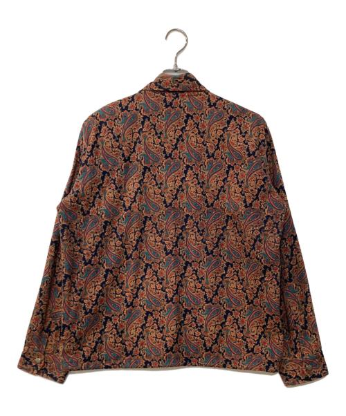 BACKERS（バッカーズ）BACKERS (バッカーズ) ペイズリー柄ジャケット ブラウン サイズ:Mの古着・服飾アイテム