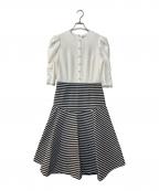 BORDERS at BALCONYボーダーズアットバルコニー）の古着「MERMAID DRESS」｜ホワイト