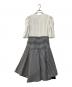 BORDERS at BALCONY (ボーダーズアットバルコニー) MERMAID DRESS ホワイト サイズ:36 未使用品：16000円