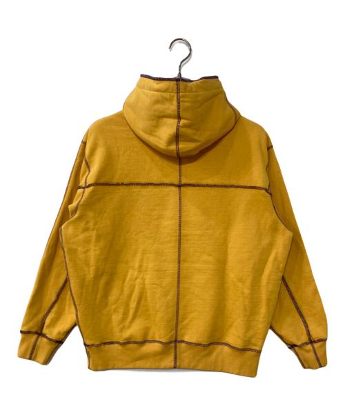 SUPREME（シュプリーム）SUPREME (シュプリーム) Coverstitch Hooded Sweatshirt パーカー イエロー サイズ:Sの古着・服飾アイテム