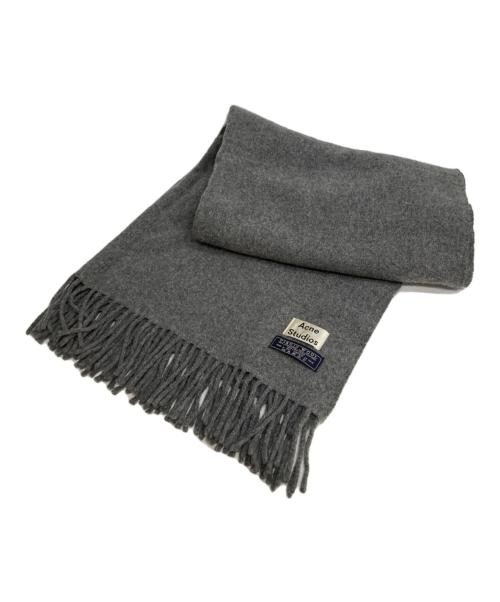 Acne studios（アクネ ストゥディオズ）Acne studios (アクネ ストゥディオズ) ウールマフラー グレーの古着・服飾アイテム
