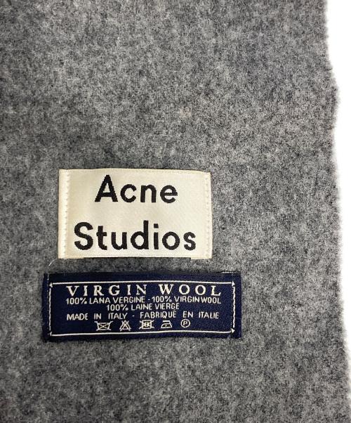 Acne studios（アクネ ストゥディオズ）Acne studios (アクネ ストゥディオズ) ウールマフラー グレーの古着・服飾アイテム
