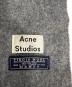 Acne studios (アクネ ストゥディオズ) ウールマフラー グレー：7000円