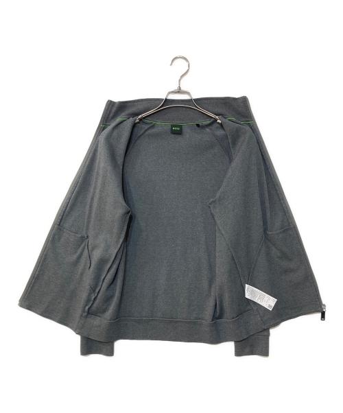 HUGO BOSS（ヒューゴ ボス）HUGO BOSS (ヒューゴ ボス) トラックジャケット ジップスウェット グレー サイズ:Sの古着・服飾アイテム