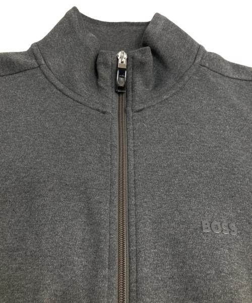 HUGO BOSS（ヒューゴ ボス）HUGO BOSS (ヒューゴ ボス) トラックジャケット ジップスウェット グレー サイズ:Sの古着・服飾アイテム