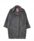 Max Mara Studioマックスマーラ ストゥディオ）の古着「アルパカウールシャギーコート」｜グレー