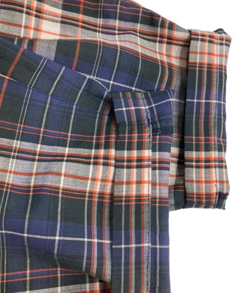 WELLDER（ウェルダー）WELLDER (ウェルダー) Drawstring Easy Trousers チェックパンツ ネイビー サイズ:3の古着・服飾アイテム