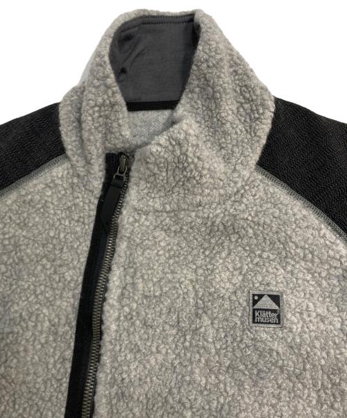 KLATTERMUSEN（クレッタルムーセン）KLATTERMUSEN (クレッタルムーセン) SKOLL Zip ボアジャケット グレー サイズ:XSの古着・服飾アイテム