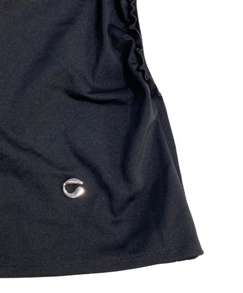 coperni（コペルニ）Coperni (コペルニ) Asymmetric Draped Jersey Top アシンメトリック ドレープ ジャージ トップ ブラック サイズ:XSの古着・服飾アイテム