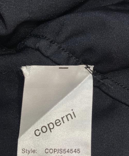 coperni（コペルニ）Coperni (コペルニ) Asymmetric Draped Jersey Top アシンメトリック ドレープ ジャージ トップ ブラック サイズ:XSの古着・服飾アイテム