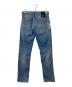 Denham (デンハム) CARROT FIT ペイント加工ストレッチ デニムパンツ インディゴ サイズ:不明：6000円