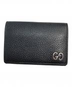 GUCCIグッチ）の古着「DORIAN ドリアン レザーカードケース」｜ブラック