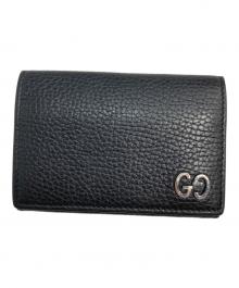 GUCCI（グッチ）の古着「DORIAN ドリアン レザーカードケース」｜ブラック