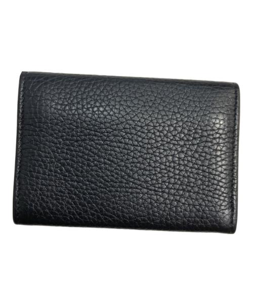 GUCCI（グッチ）GUCCI (グッチ) DORIAN ドリアン レザーカードケース ブラックの古着・服飾アイテム