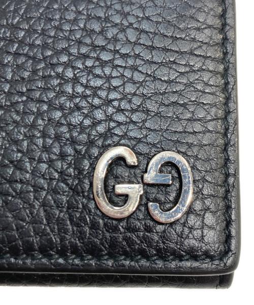 GUCCI（グッチ）GUCCI (グッチ) DORIAN ドリアン レザーカードケース ブラックの古着・服飾アイテム