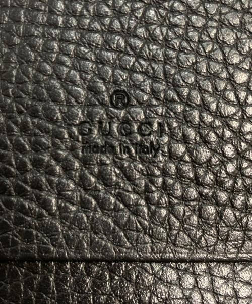 GUCCI（グッチ）GUCCI (グッチ) DORIAN ドリアン レザーカードケース ブラックの古着・服飾アイテム