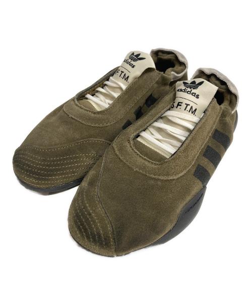 adidas（アディダス）adidas (アディダス) SFTM Taekwondo MEI ローカットスニーカー カーキ サイズ:23cmの古着・服飾アイテム