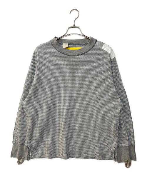 N.HOOLYWOOD（エヌ ハリウッド）N.HOOLYWOOD (エヌ ハリウッド) CREW NECK SWEAT SHIRT グレー サイズ:36の古着・服飾アイテム