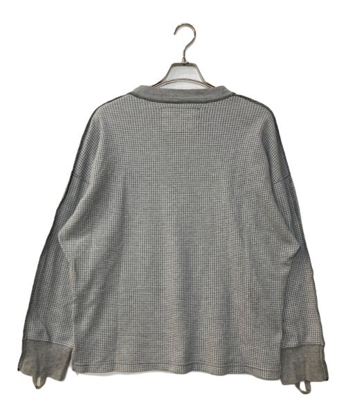 N.HOOLYWOOD（エヌ ハリウッド）N.HOOLYWOOD (エヌ ハリウッド) CREW NECK SWEAT SHIRT グレー サイズ:36の古着・服飾アイテム
