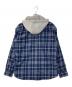 FREE PLANET (フリープラネット) Hooded Plaid Flannel Shirts ブルー サイズ:M：7000円