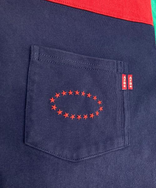 AFB（エーエフビー）AFB (エーエフビー) PALETTE COLOR TEE レッド サイズ:Lの古着・服飾アイテム