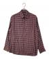 LAD MUSICIAN（ラッドミュージシャン）の古着「RAYON CHECK BIG SHIRT」｜レッド