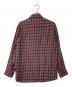 LAD MUSICIAN (ラッドミュージシャン) RAYON CHECK BIG SHIRT レッド サイズ:42：14000円