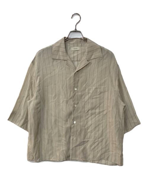 Toironier（トワロニエ）Toironier (トワロニエ) Open-Collar Shirt ベージュ サイズ:Fの古着・服飾アイテム