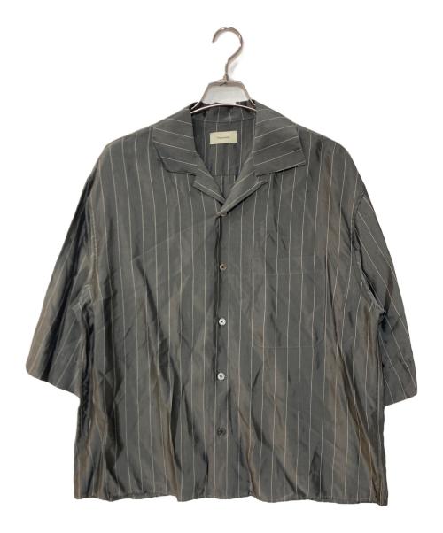 Toironier（トワロニエ）Toironier (トワロニエ) Open-Collar Shirt グレー サイズ:Fの古着・服飾アイテム