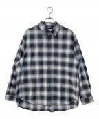 MAISON SPECIALメゾンスペシャル）の古着「Prime-Over Regular Collar Shirt」｜ブルー