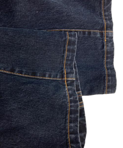 NVRFRGT（ネヴァーフォーゲット）NVRFRGT (ネヴァーフォーゲット) 3D Twisted Jorts 3D ツイステッド ジョーツ インディゴ サイズ:2の古着・服飾アイテム