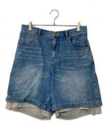 NIK KOSMAS（ニックコスマス）の古着「DENIM CARGO SHORTS」｜インディゴ