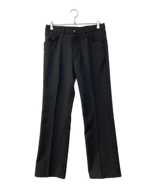 Wrangler（ラングラー）Wrangler (ラングラー) ランチャー フレアードレスパンツ ブラック サイズ:Mの古着・服飾アイテム