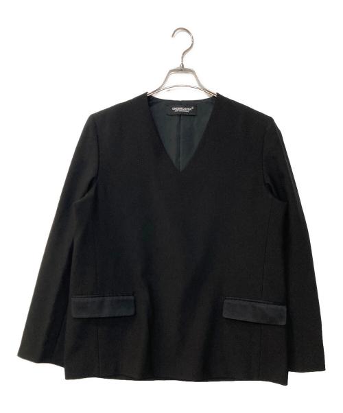 UNDERCOVER（アンダーカバー）UNDERCOVER (アンダーカバー) Vネック プルオーバージャケット ブラック サイズ:3の古着・服飾アイテム