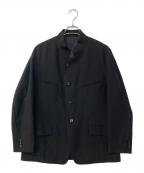 Ujohウジョー）の古着「Stand Collar 4 Pockets Jacket スタンドカラー4ポケットジャケット」｜ブラック