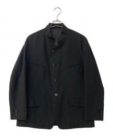 Ujoh（ウジョー）の古着「Stand Collar 4 Pockets Jacket スタンドカラー4ポケットジャケット」｜ブラック