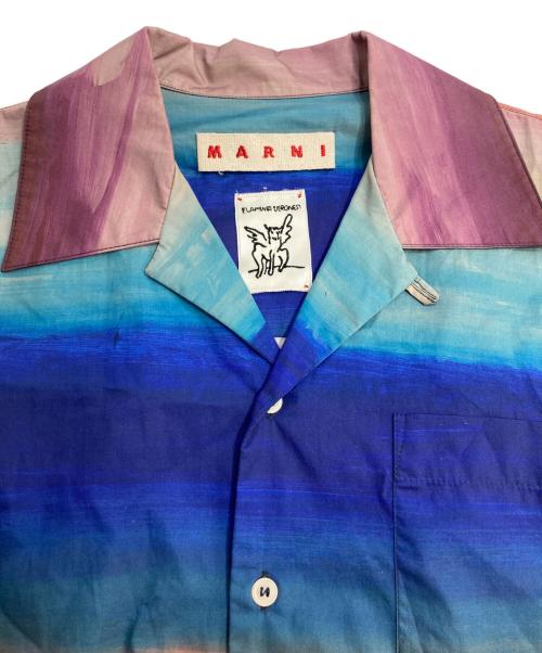 MARNI（マルニ）MARNI (マルニ) FLAMINIA VERONESI (フラミニア・ヴェロネージ) サンセットプリントオープンカラーシャツ マルチカラー サイズ:44の古着・服飾アイテム