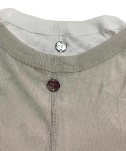 pheeta（フィータ）Pheeta (フィータ) Hedy ロングスリーブ カットソー グレー サイズ:記載なしの古着・服飾アイテム