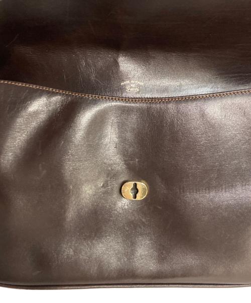 GUCCI（グッチ）GUCCI (グッチ) GGフラップレザーショルダーバッグ ブラウン サイズ:-の古着・服飾アイテム