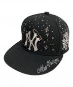 NEWVINTAGEニューヴィンテージ）の古着「CHROME YORK CAP」｜ブラック