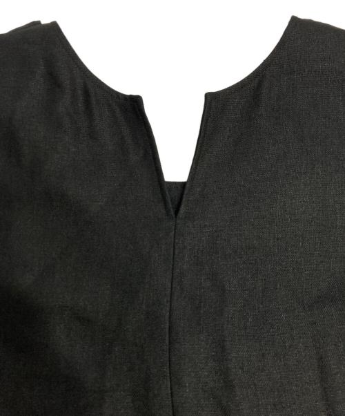 BALLSEY（ボールジィ）BALLSEY (ボールジィ) ライトクリアスラブ バックリボンワンピース ブラック サイズ:36の古着・服飾アイテム
