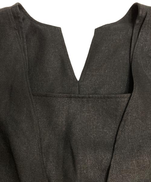 BALLSEY（ボールジィ）BALLSEY (ボールジィ) ライトクリアスラブ バックリボンワンピース ブラック サイズ:36の古着・服飾アイテム